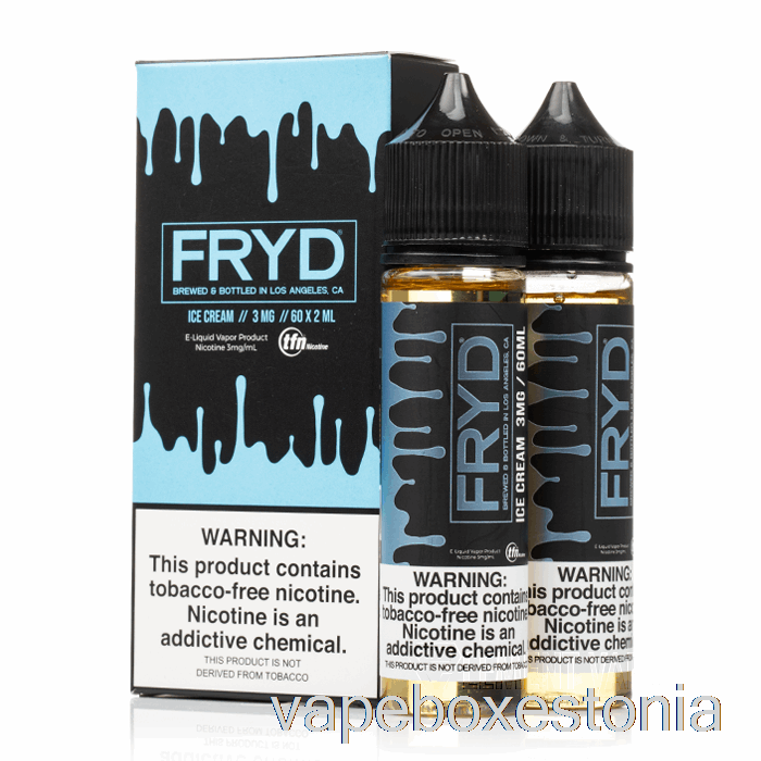 Vape Box Estonia Jäätis - Fry E-liquid - 120ml 6mg